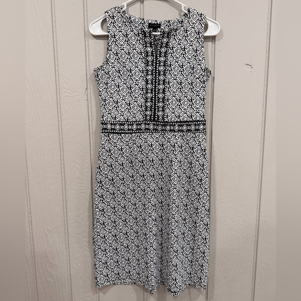 Talbots Split Beck Jersey Sheath Dress